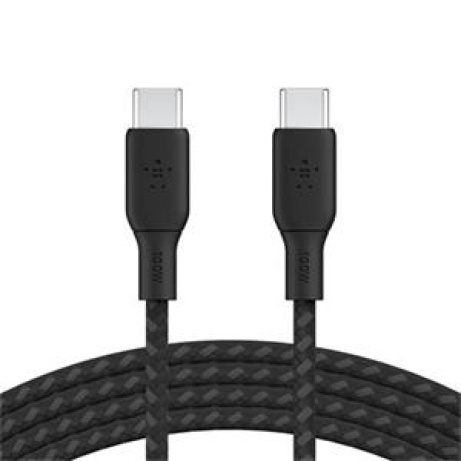 Belkin BOOST CHARGE™ USB-C na USB-C kabel 100W, 2m, černý - odolný