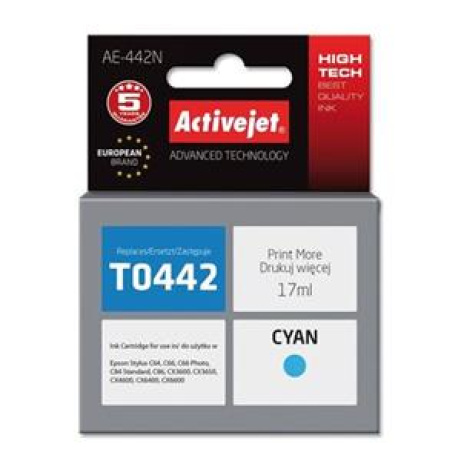 ActiveJet inkoust Epson T0442 C64/C66/C86/C84 Cyan, 16 ml     AE-442