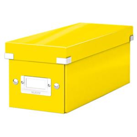 LEITZ Krabice na CD  Click&Store, žlutá