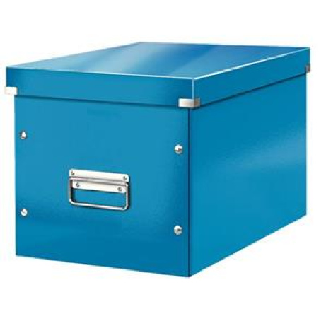 LEITZ Čtvercová krabice  Click&Store, velikost L (A4), modrá