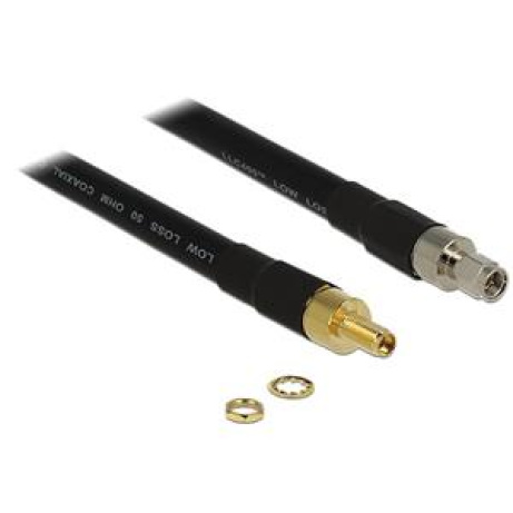 Delock kabel k anténě SMA Plug > SMA Jack CFD400 LLC400 3 m nízká ztrátovost