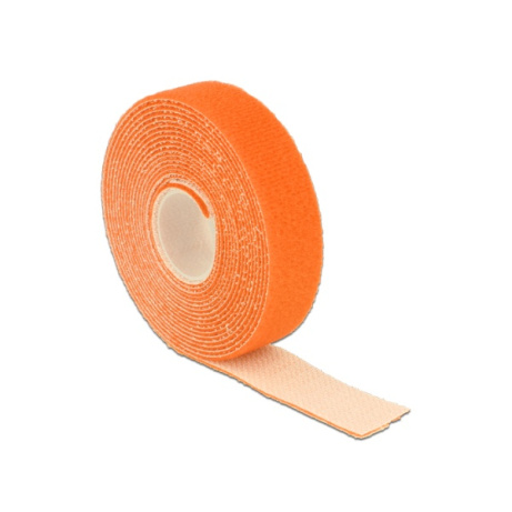 Delock Hook-and-loop fasteners L 3 m x W 20 mm roll orange