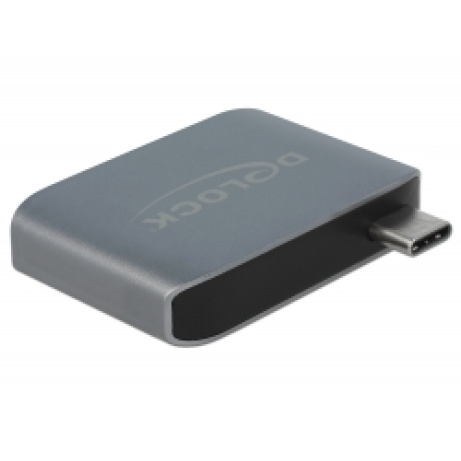 Delock Audio adaptér USB Type-C™ samec - Stereo Jack samice 3,5 mm + USB 3.0 A samice