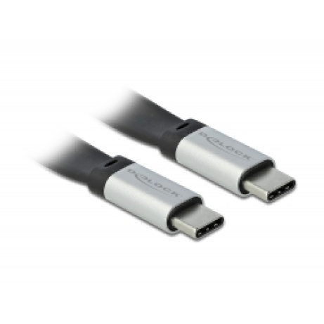 Delock USB 3.2 Gen 2, FPC plochý stuhový kabel, USB Typ-A na USB Type-C™, 13,5 cm, PD 3 A