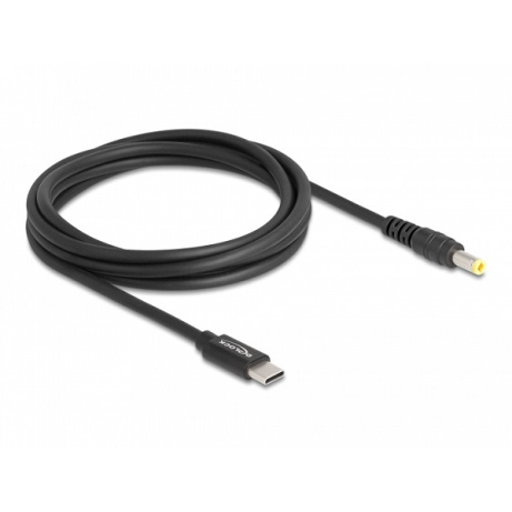 Delock Nabíjecí kabel pro laptop, ze zástrčky rozhraní USB Type-C™ na zástrčku 5,5 x 2,5 mm